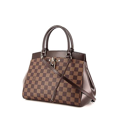 Rivoli leather handbag Louis Vuitton Brown in Leather 